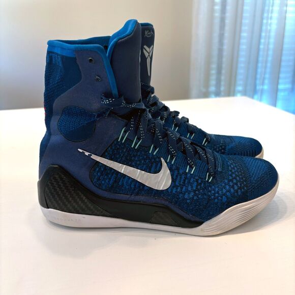 Nike Kobe Bryant 9 Elite Legacy Brave Blue Basketball Shoes Sneakers US Size 7.5 - Picture 6 of 14
